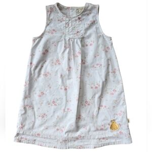 Vintage Y2K Disney Winnie the Pooh white floral cotton dress